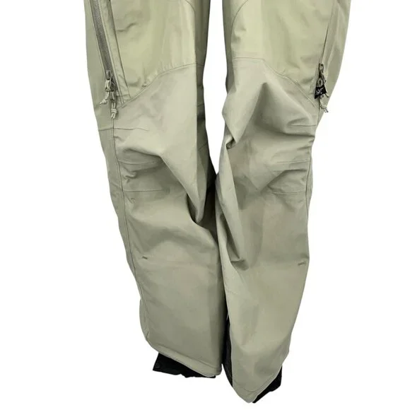 Arc'teryx Theta SV Bib Pants Womens Medium Zinc Gray Gore-Tex Shell Canada Made - Picture 6 of 16